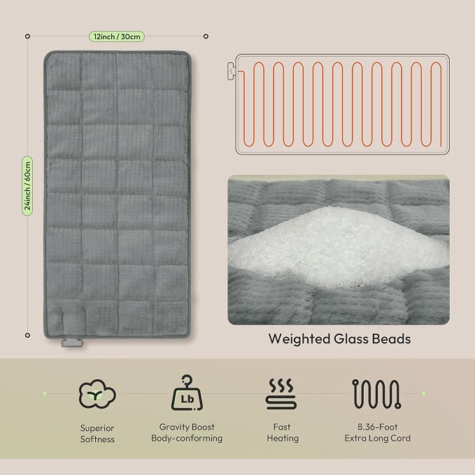 GOTCOZY Weighted Heating Pad 12"X24" - Image 3