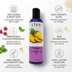 Lick Pineapple Flavored Massage Oil – Sweet Tropical Edible Massage Oil - Image 4