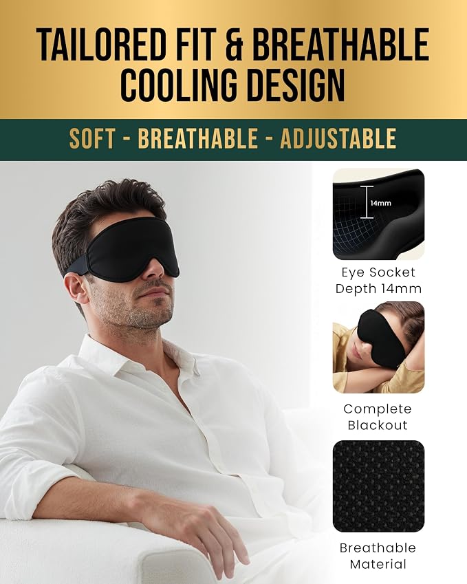 MagnetRX® Magnetic Sleeping Mask – Effective Magnetotherapy Magnetic Sleep Masks - Image 4