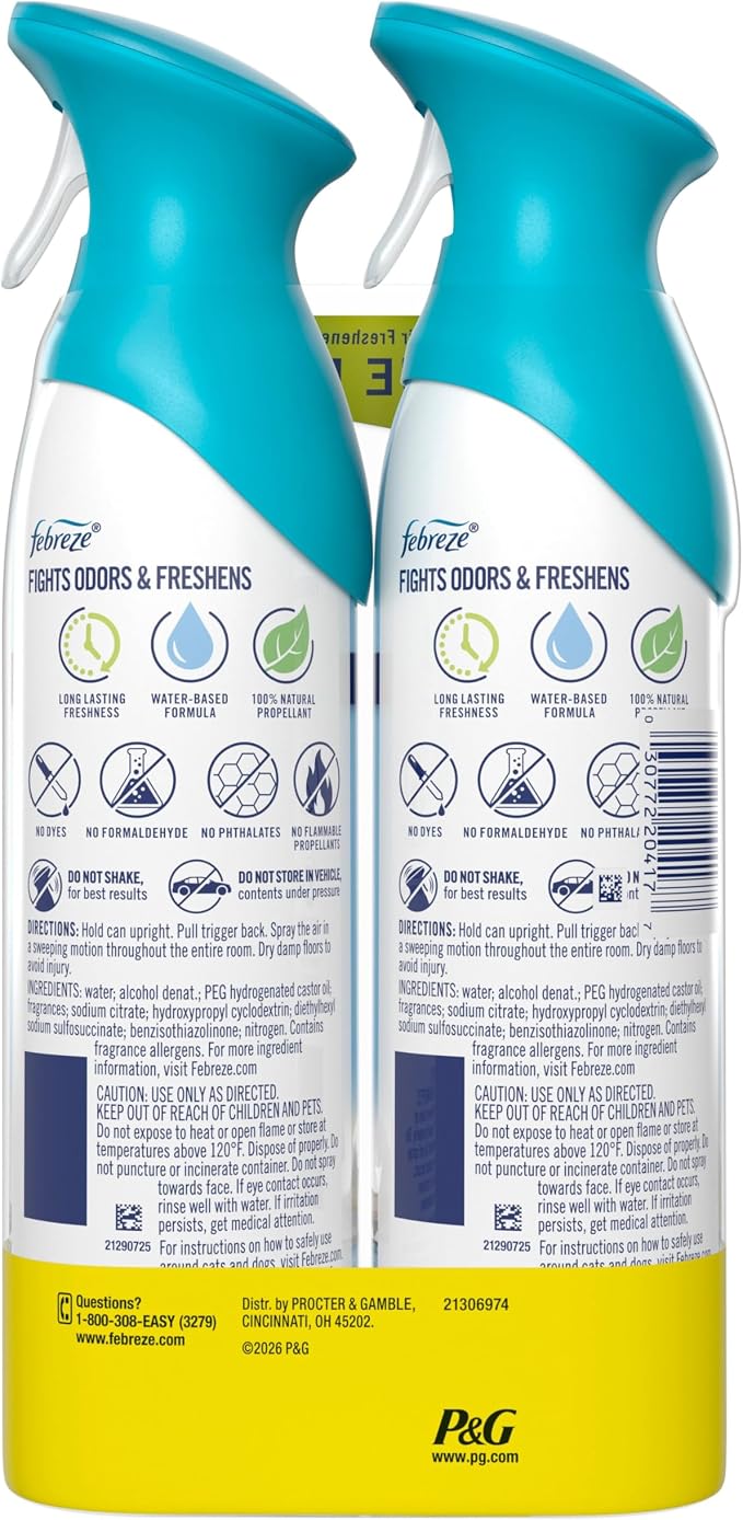 Febreze Air Mist, Air Freshener Spray, Odor Fighting Room Spray, Deodorizer - Image 13