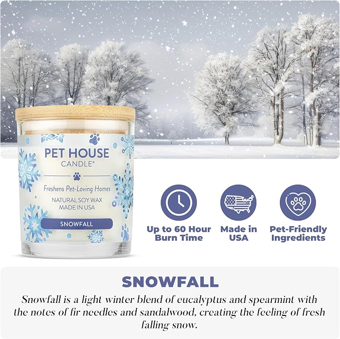Pet House Candles Plant Based Cookie Scented Candle Clean Burning, Long Lasting - Image 2