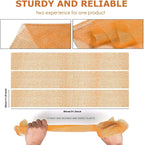 UJFQBH 3 Pieces African Bath Sponge African Net Long Net Bath Sponge - Image 3