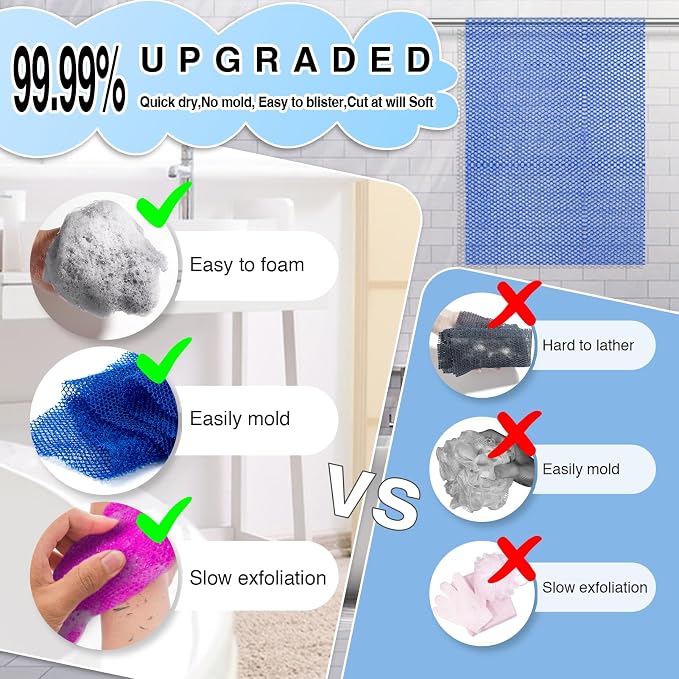 4 Pieces African Net Sponge – Premium African Net Sponge - Image 3