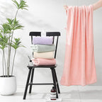 Ultra Soft Bath Towel Set, 12 Piece Family Bathroom Towel Set - Image 7
