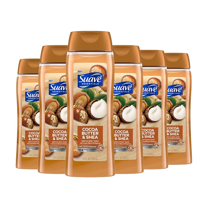 Suave Moisturizing Body Wash, Cocoa Butter and Shea by Suave