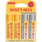 Burt's Bees Lip Balm Beeswax and Ultra Conditioning Lip Balm Pack, Hydrating - Image 10