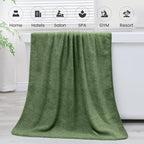 JML Pack of 4 Bath Towels, Large Microfiber Towel Set, Ultra Soft, Super - Image 7