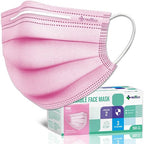 Medtecs Face Mask Disposable – Available in 50 & 2, 3-Ply Breathable, Soft Fit by MedtecsGroup