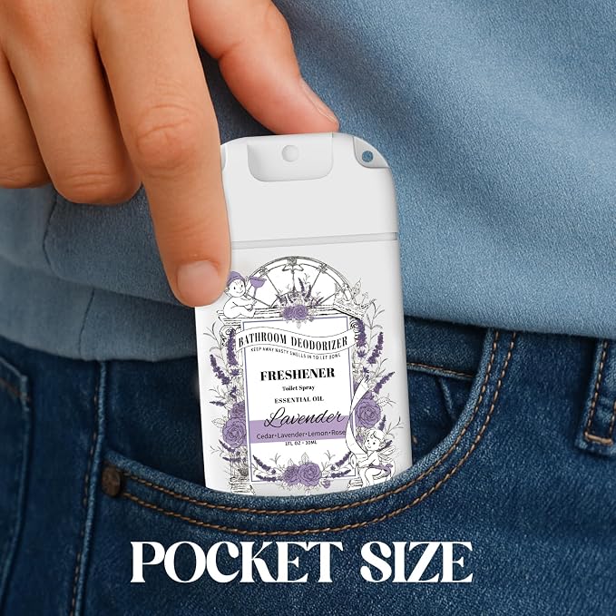 Travel Size Toilet Spray, 2 Pack Air Freshener Spray - Image 4