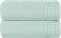 GLAMBURG 100% Cotton Oversized 2 Pack Bath Sheets 35x70, Ultra Soft Highly by GLAMBURG