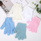 IBLUE Shower Gloves, Double Sided Exfoliating Bath Body Scrub Gloves - Image 7