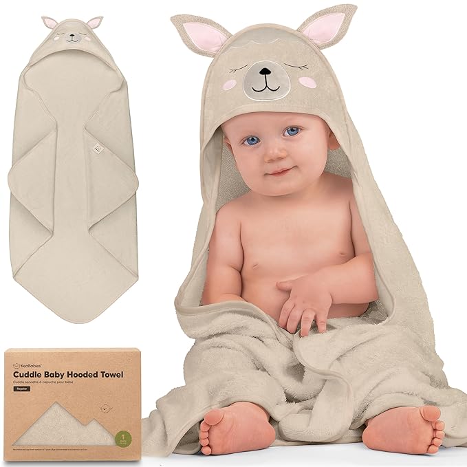 KeaBabies Hooded Baby Towel for Newborn by KeaBabies