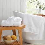 Springtree Home Luxury Bamboo Rayon Bath Towel Set 6 Piece Set | 35% Bamboo - Image 6