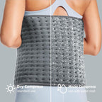 Heating Pad for Pain Relief – 12"x24" Moist/Dry Heat for Back, and Cramps - Image 3