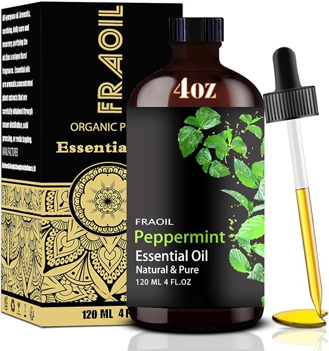 Peppermint Essential Oil, Peppermint Oil 4 Fl Oz 120ML by FRAOILESSENTIALOIL