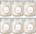 6 Pack Scented Candles for Home, Aromatherapy Gift Set for Women, Natural Soy by JXDLSQCandlesGiftsSets