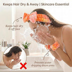 8 Pcs Spa Headband and Wristbands Set - Image 4