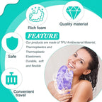Karenhi 2 Pcs Honeycomb Exfoliating Glove Set Exfoliating Bath Mitt Honeycomb - Image 3