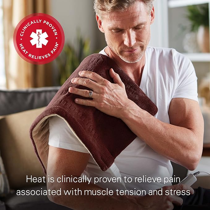 Sunbeam XL Back Neck and Shoulder Heat Therapy 12 x 24 - Image 4