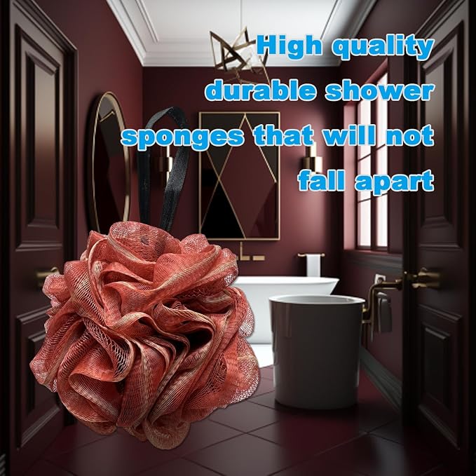 Large Exfoliating Loofah Puff Loufas Lofa Sponges Shower Loufah, Loafas Shower - Image 2