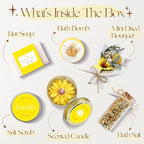 Birthday Gifts for Women – Yellow Sunshine Spa Gift Box, Luxury Bath & Self - Image 2