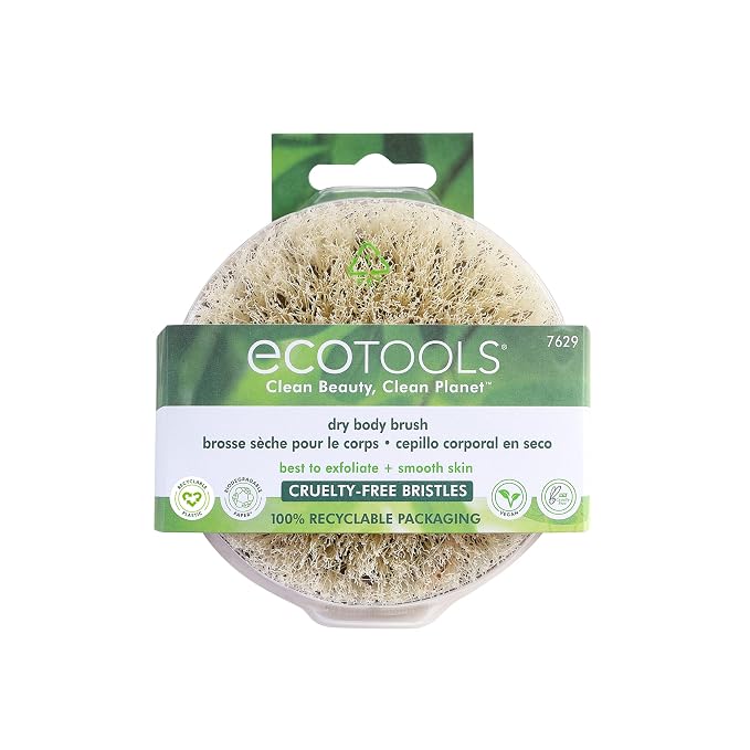 EcoTools Dry Body Brush, For Post Shower & Bath Skincare Routine, Removes Dirt - Image 2