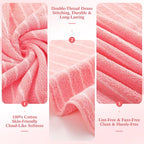 6 Pcs Large Bath Towels Set 28x55 Inch Soft Cotton Towels - Image 5