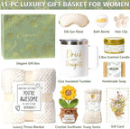Birthday Gifts for Women Self Care Get Well Soon Gift Baskets, Spa Care Package - Image 2