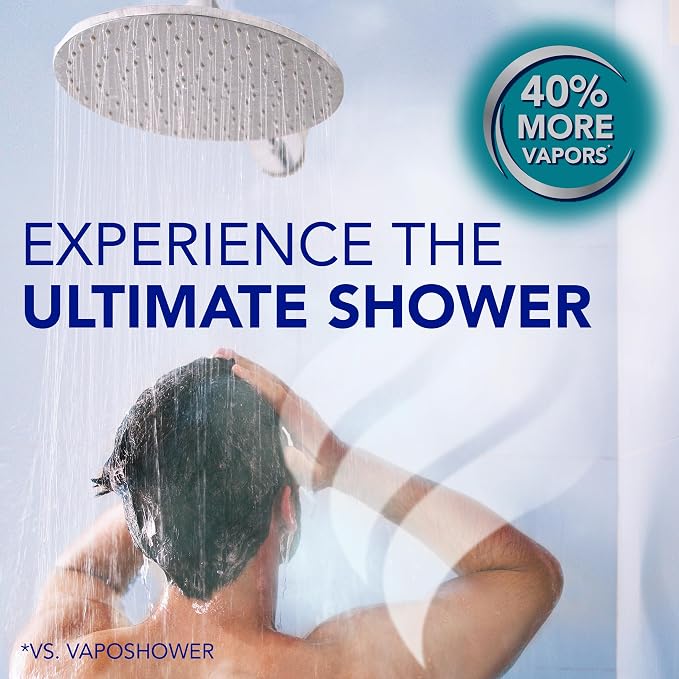 Vicks VapoShower Max Tablets, Non-Medicated Eucalyptus Shower Steamer Tablets - Image 4