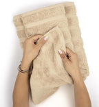 American Soft Linen Luxury 6 Piece Towel Set, 2 Bath Towels 2 Hand Towel 2 - Image 5