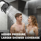 High Flow Filtered Shower Head, HOPOPRO 5 Modes High Pressure Fixed Showerhead - Image 7