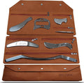 Stainless Steel Muscle Scraper Tool Set, 7-Piece IASTM Kit, Scraping Massage by GYXCOELEIASTMTOOL