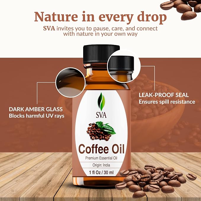 SVA Coffee Essential Oil – 1 Fl Oz – 100% Natural Coffee Oil - Image 7