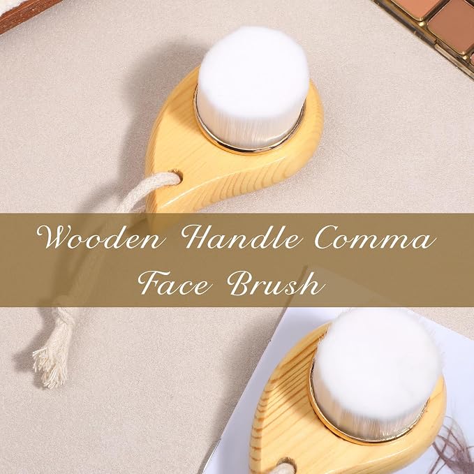 2pcs Soft Bristle Face Cleansing Brush Manual Face Brush - Image 6