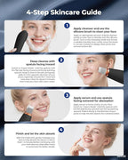 Facial Cleansing Brush & Massager, 2 in 1 Facial Skin Scrubber Waterproof and - Image 5