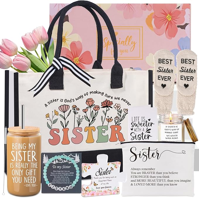 Mothers Day Birthday Gifts for Sister, Sister Mothers Day Birthday Gifts from by Ithmahco