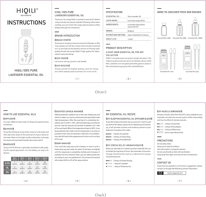 HIQILI Lavender Essential Oil Large Capacity, 100% Natural - Image 9