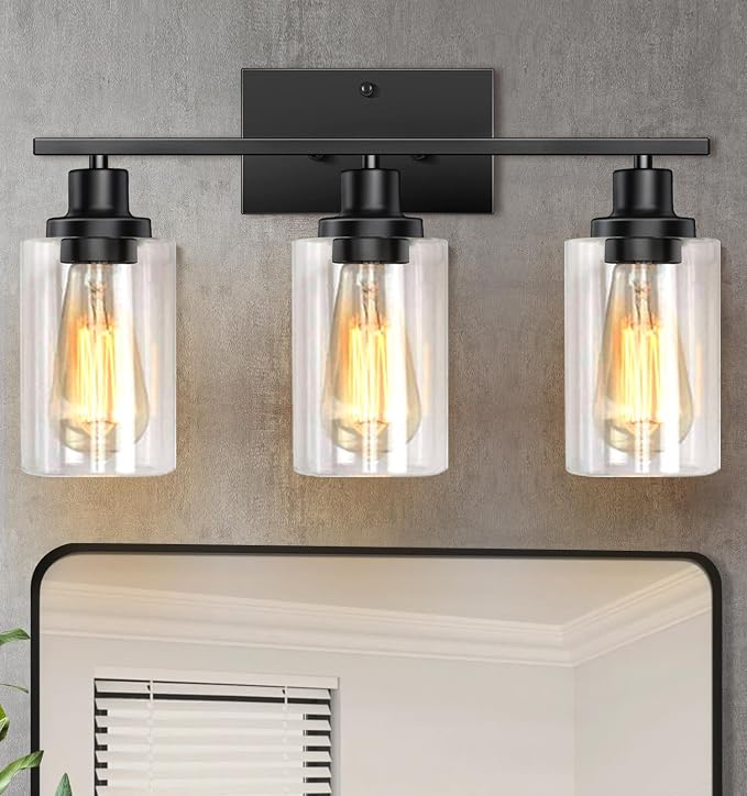 Bathroom Light Fixtures, 3-Light Vanity Lights, Modern Wall Lamp by Maichixin
