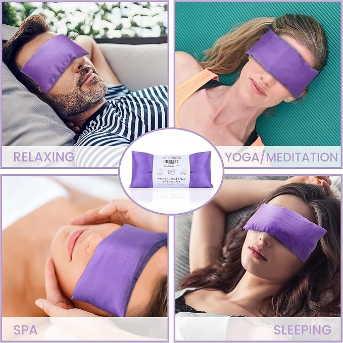SuzziPad Lavender Eye Pillows for Relaxation - Image 3