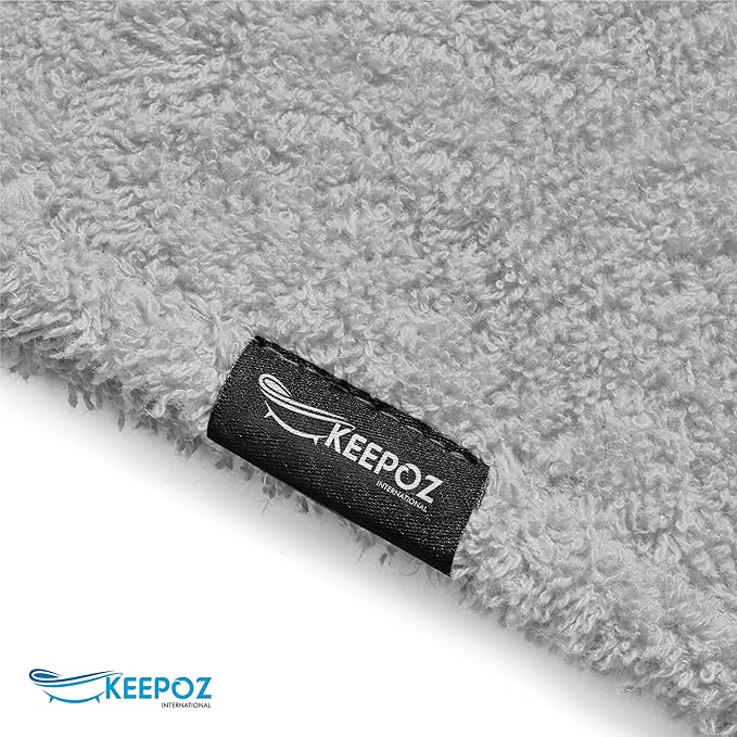 KEEPOZ Hair Towel Wrap Quick Dry 100% Cotton Super Absorbent Turban Head Wrap - Image 4
