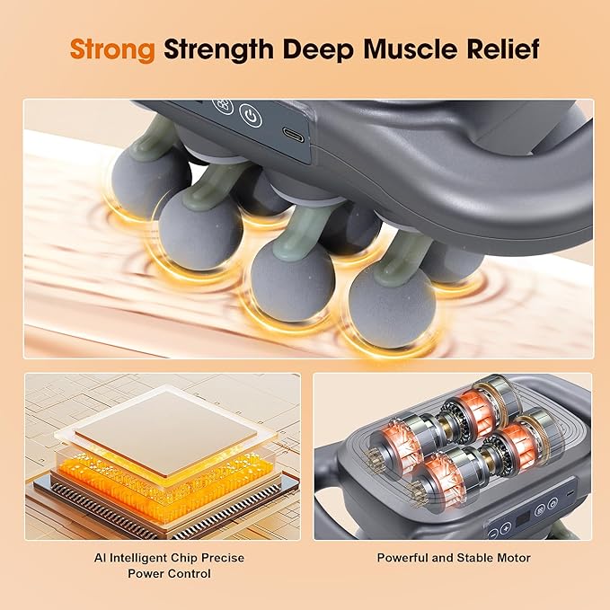 16 Head Massage Gun Set, Deep Tissue Percussion Massager, Electric Massage Tools - Image 2