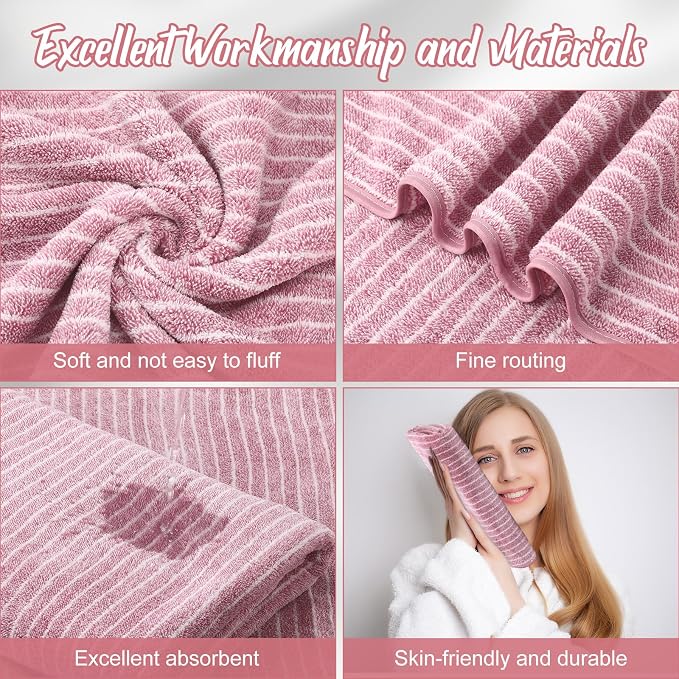 SmoothNovelty 16 Pack Microfiber Bath Towels Bulk 27'' x 60'' Oversized Size - Image 3