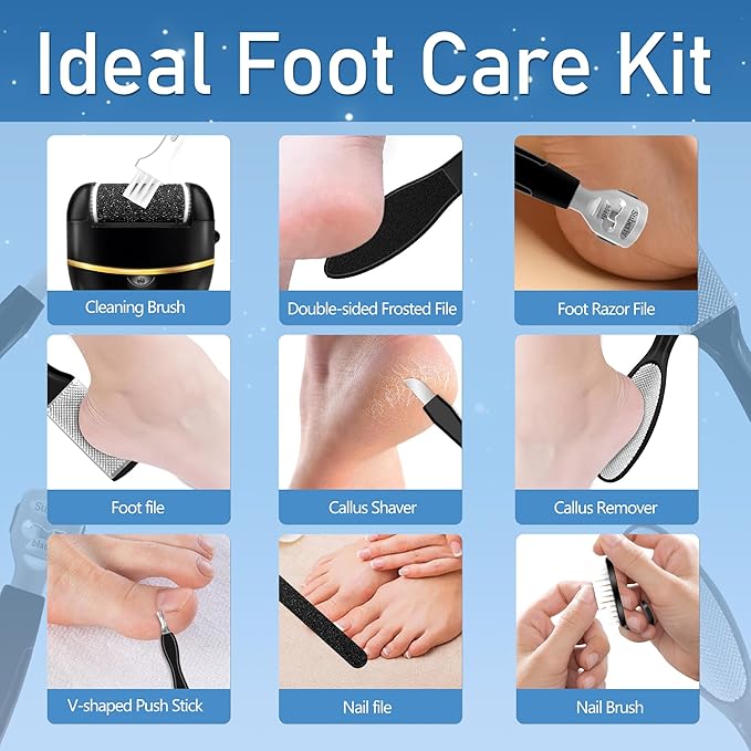 Callus Remover for Feet, Electric Foot Callus Remover Waterproof - Image 5