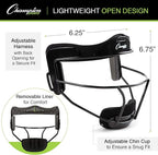 Champion Sports Steel Softball Face Mask – Durable Fielder’s Mask - Image 3