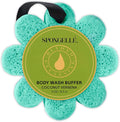 Spongellé Coconut Verbena Wild Flower Bath Sponge | Built-in Body Wash & Body by Spongell%C3%A9