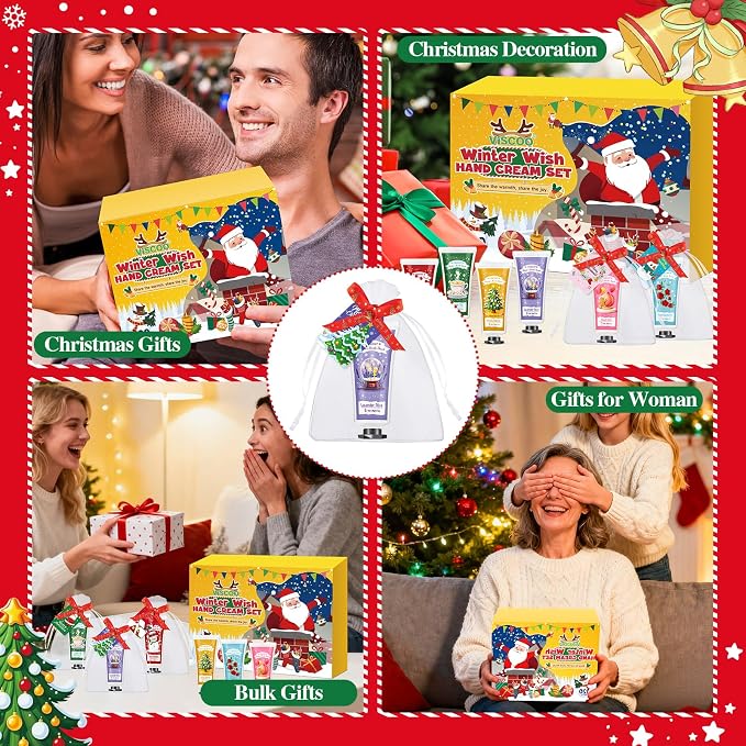 VISCOO 120 Sets Christmas Hand Cream Gift Set - Image 7
