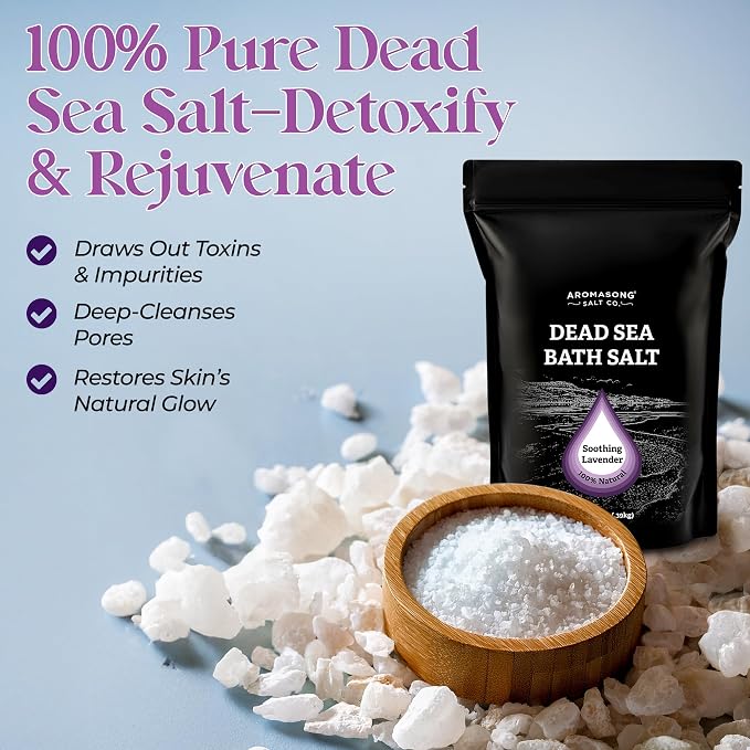 Aromasong Pure Dead Sea Salt for Soaking - Image 2