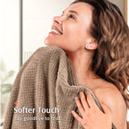 YFONG 2 Pack Microfiber Hair Towel Wrap - Image 3