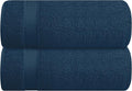 Belizzi Home Cotton 2 Pack Oversized Bath Sheet 35x70, Large Bath Sheet by Unknown