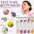 24 Pcs Aromatherapy Bath Salts Test Tube Bath Salts - Image 3